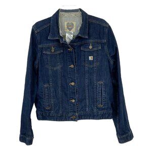 Carhartt Jacket Womens Sz XXL 20 Detroit Denim Tomboy Jean Trucker Country  farm